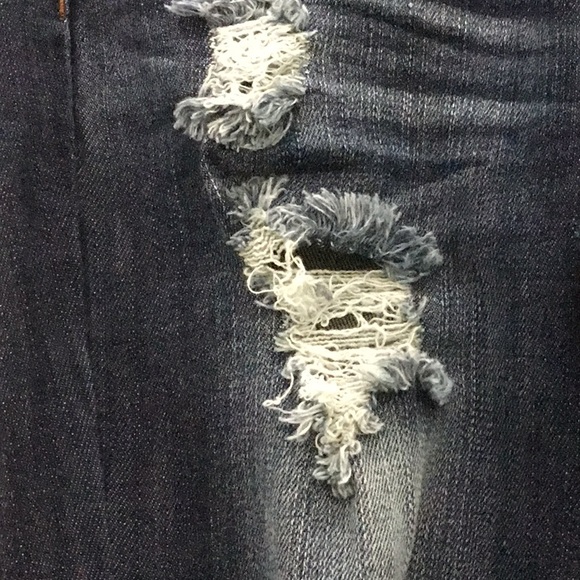 Women’s Machine Pour Neuf mode Distressed Jeans Sz 9 Juniors - Picture 10 of 12